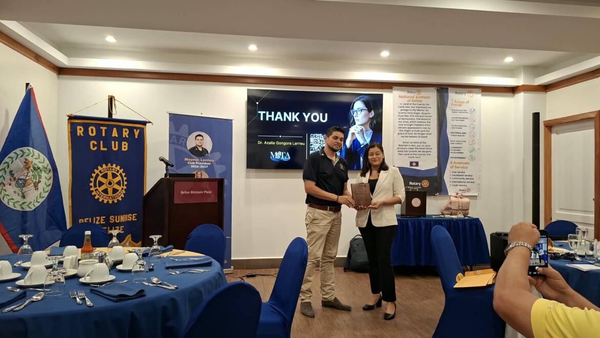 META Belize Presents to the Rotary Club of Belize Sunrise on The Human Side of Leadership