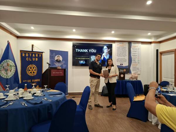 META Belize Presents to the Rotary Club of Belize Sunrise on The Human Side of Leadership